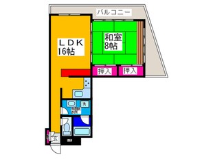 プレナス富田林の物件間取画像